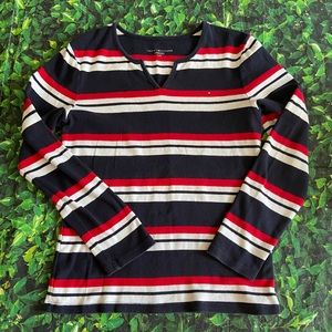 Tommy Hilfiger Women’s Long Sleeve Shirt Large Y2K